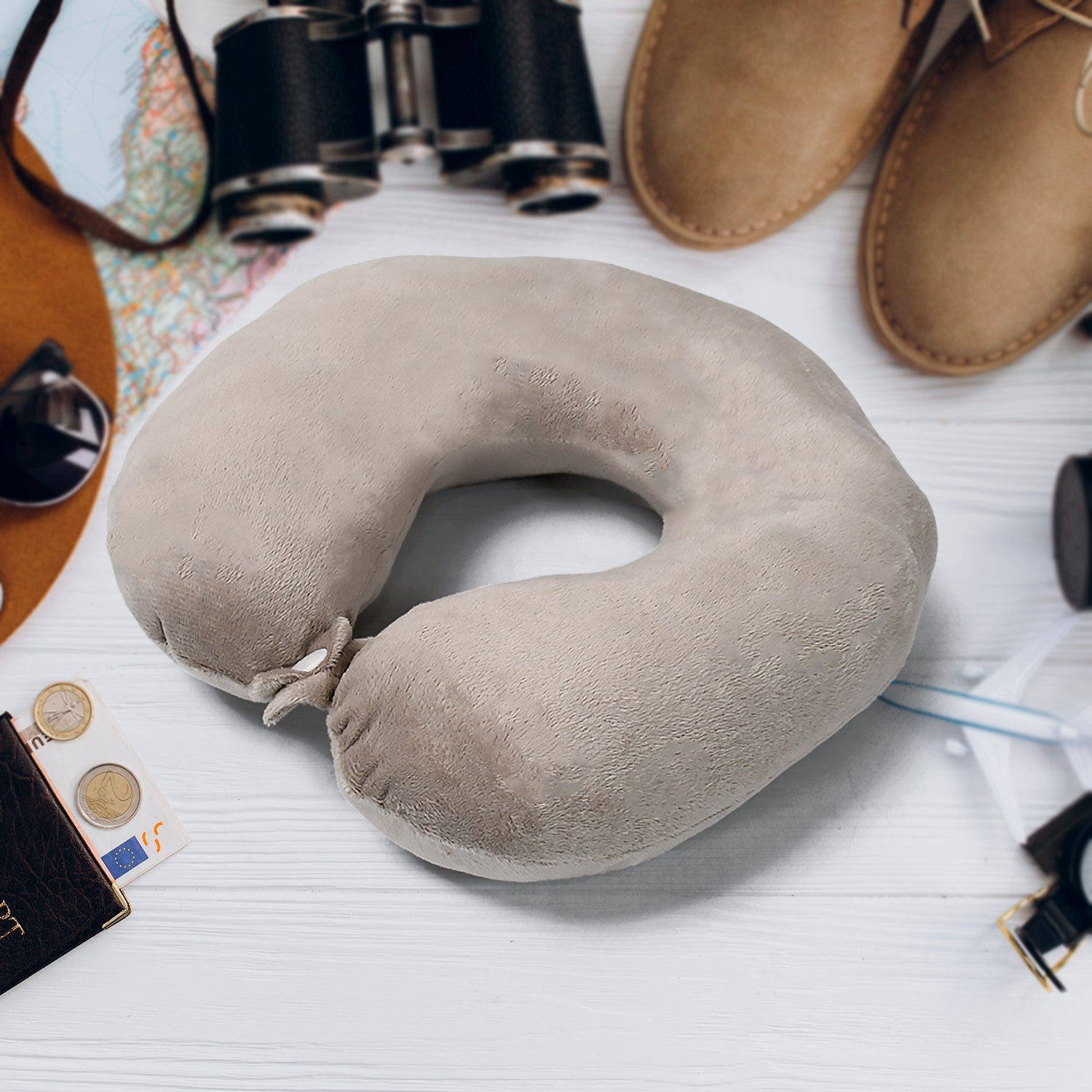 Soft Neck Pillow for Car, Home, Airplane Travel, Travel Neck Pillow for Sleeping & Travel Essentials for Neck Rest Multipurpose Comfortable Head Rest Neck Holder Pillow (1 Pc) Soft Neck Pillow for Car, Home, Airplane Travel, Travel Neck Pillow for Sleeping & Travel Essentials for Neck Rest Multipurpose Comfortable Head Rest Neck Holder Pillow (1 Pc)